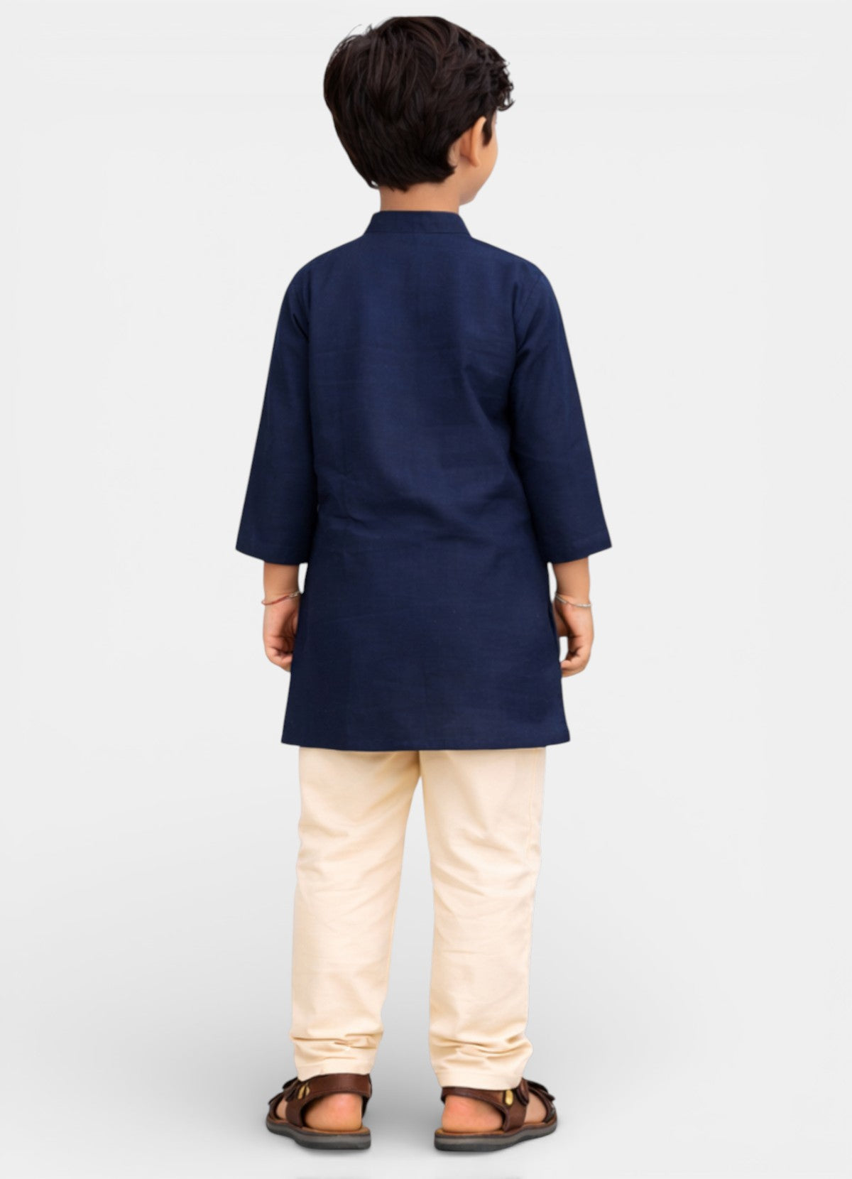 TATTVA Boys Cotton Solid Ethnic Kurta
