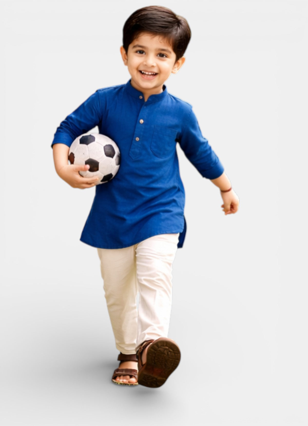 TATTVA Boys Cotton Solid Ethnic Kurta