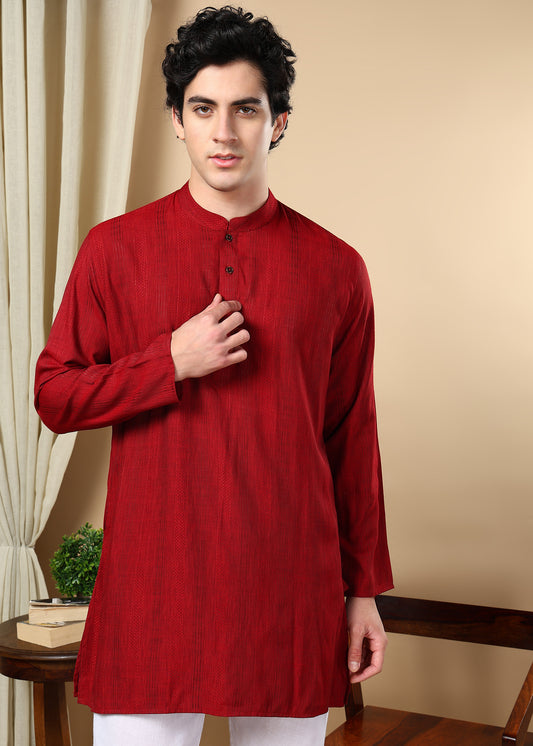 Tattva Men Thread Work Kurta