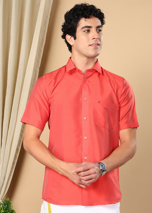 Tattva Slim Solid Half Sleeve Casual Shirt