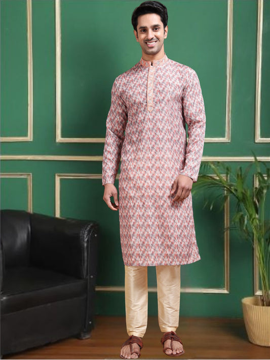 Tattva Men Empire Sequinned Kurta with Pyjamas