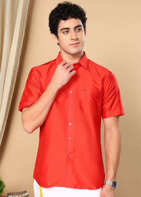 Tattva Slim Solid Half Sleeve Casual Shirt