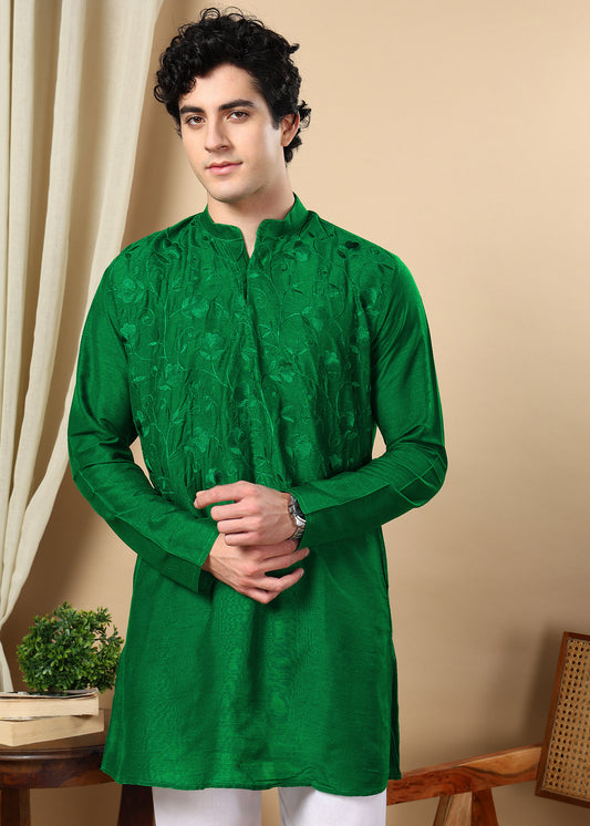 Tattva Men Embroidered Thread Work Kurta