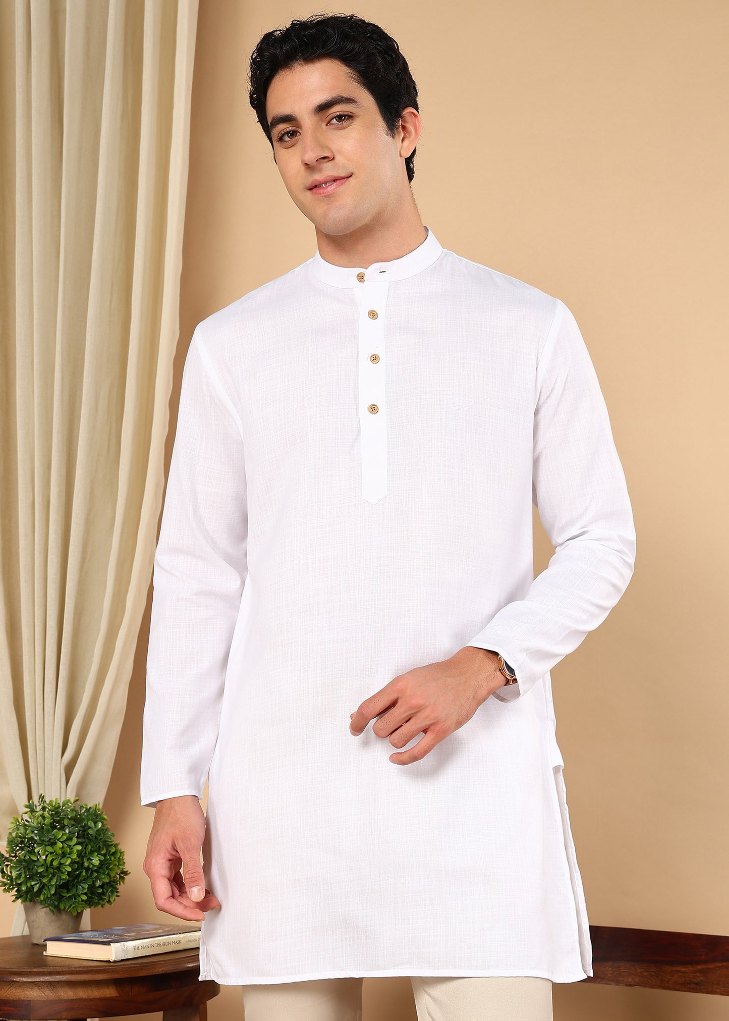 Tattva Short Solid Casual Kurta