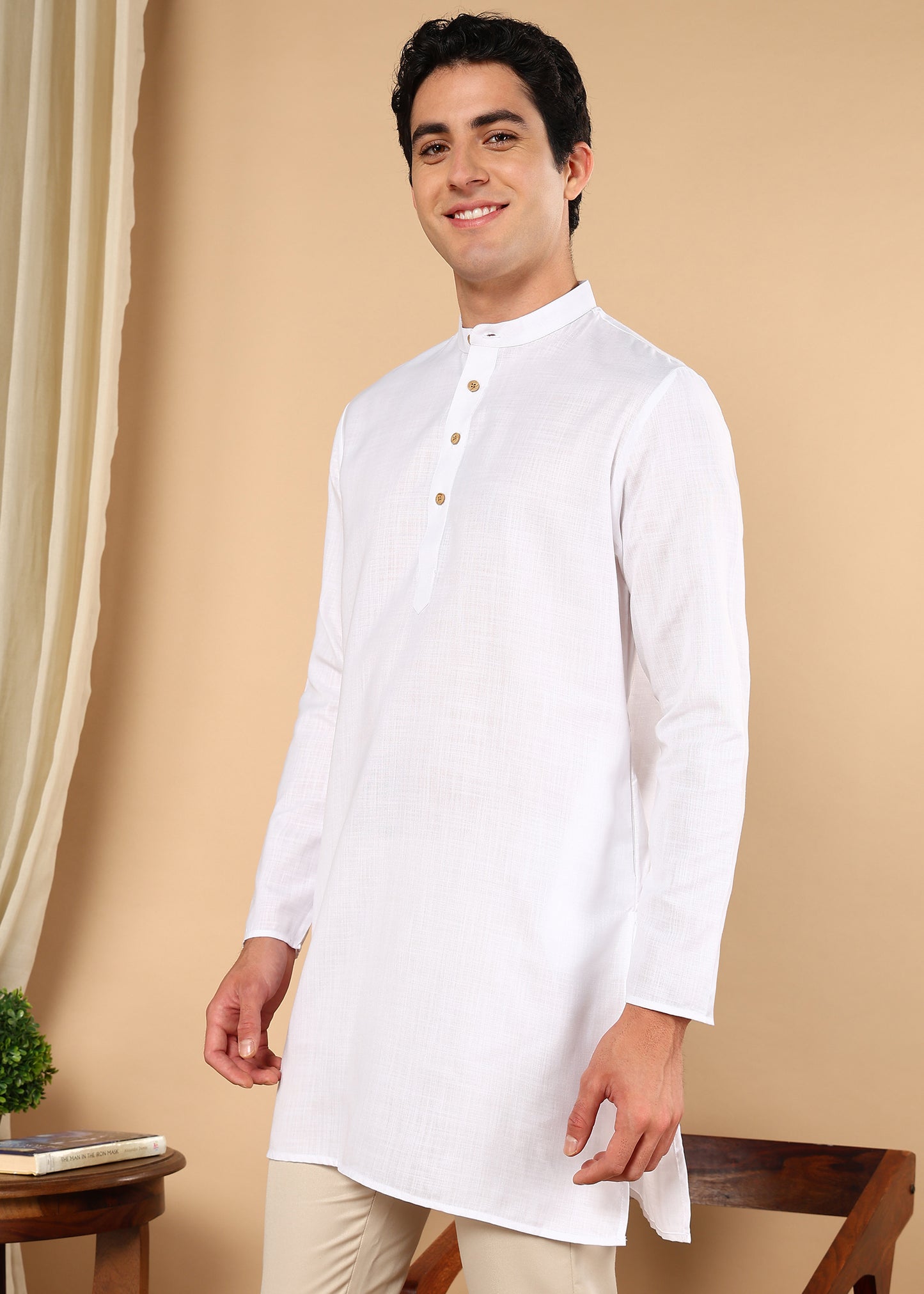 Tattva Short Solid Casual Kurta