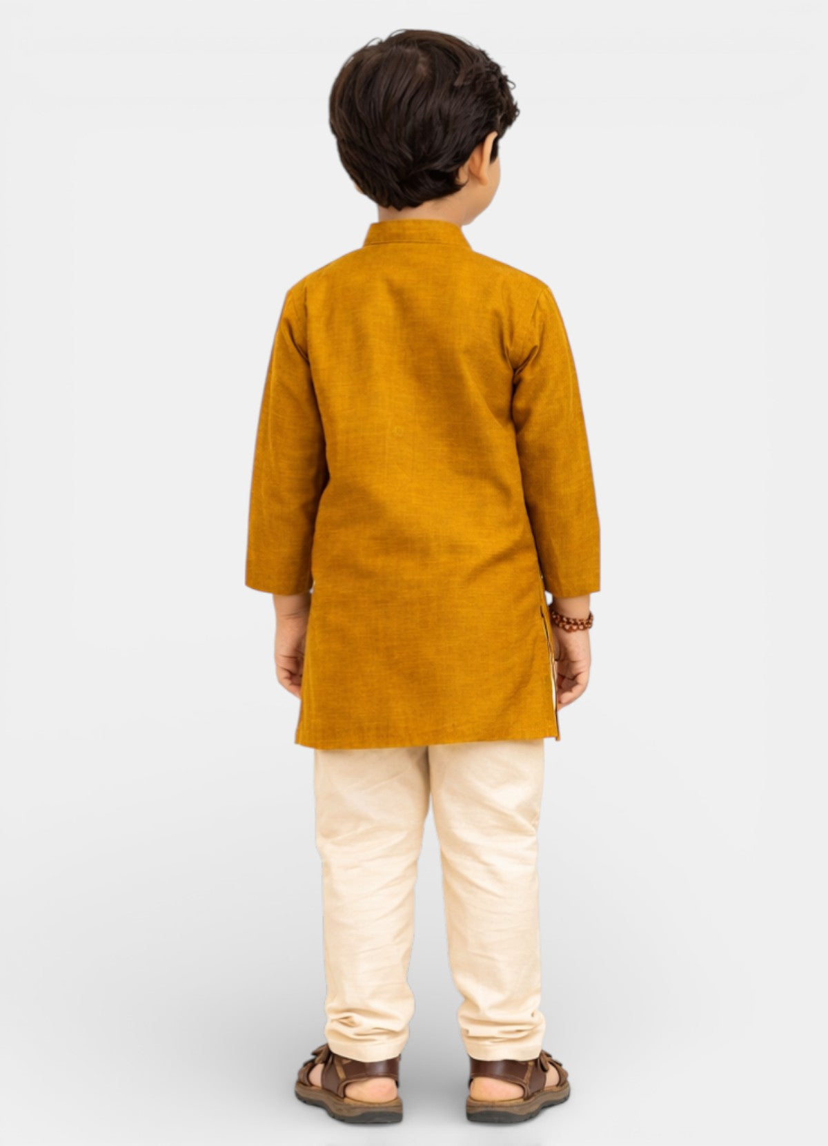 TATTVA Boys Cotton Solid Ethnic Kurta