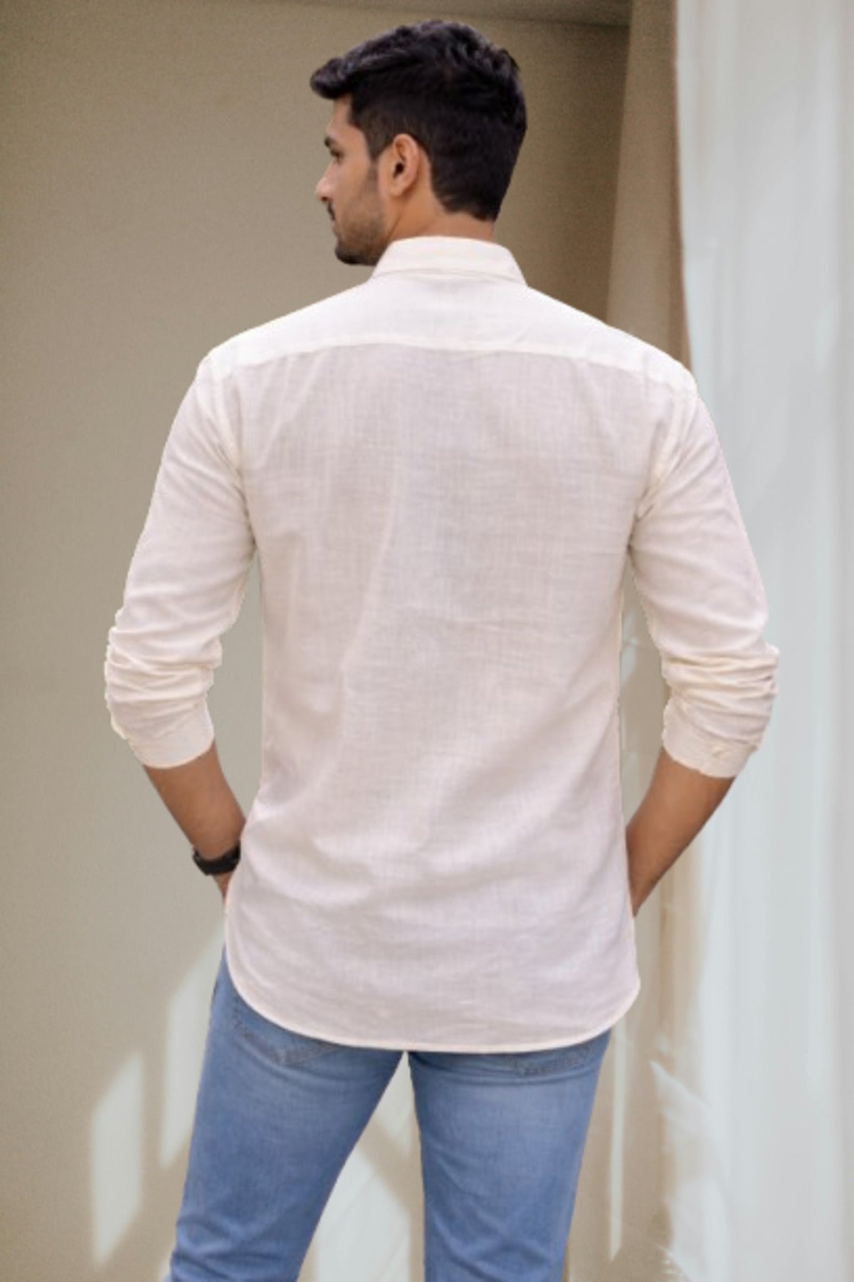 Tattva Men Premium Cotton Printed Straight Kurta