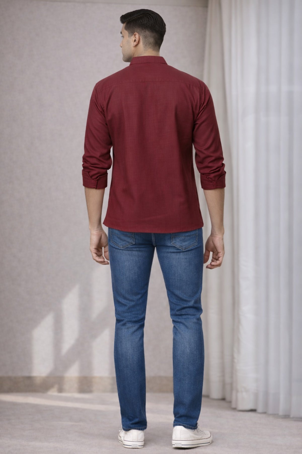 Tattva Men Premium Cotton Printed Straight Kurta