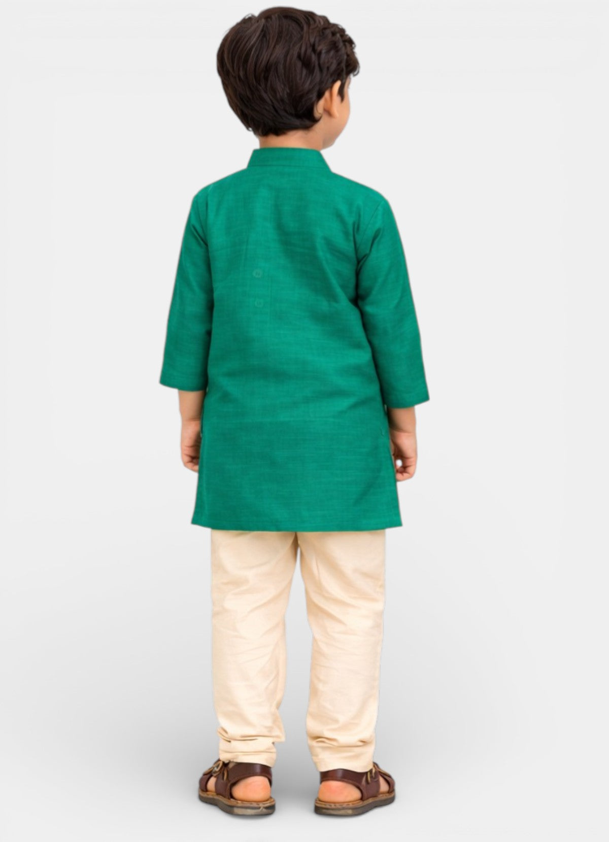 TATTVA Boys Cotton Solid Ethnic Kurta