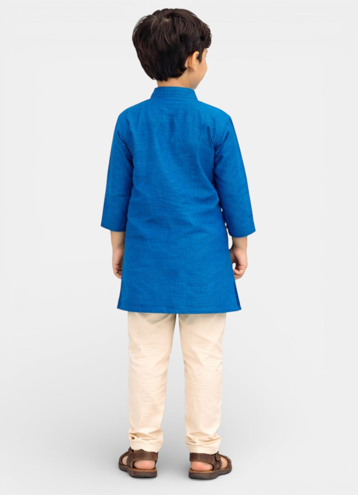 TATTVA Boys Cotton Solid Ethnic Kurta