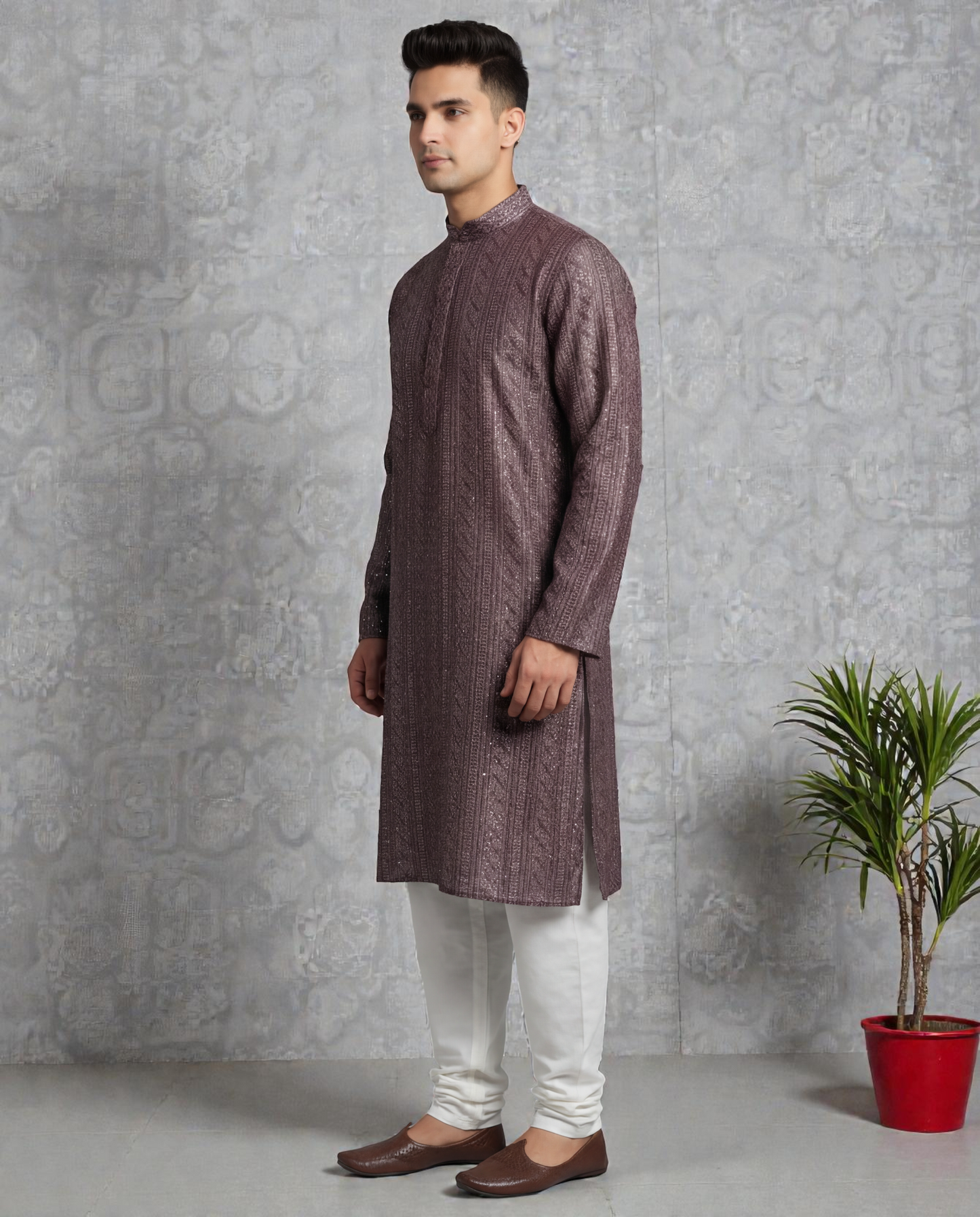 Tattva Men Printed Regular Kurta with Pyjama
