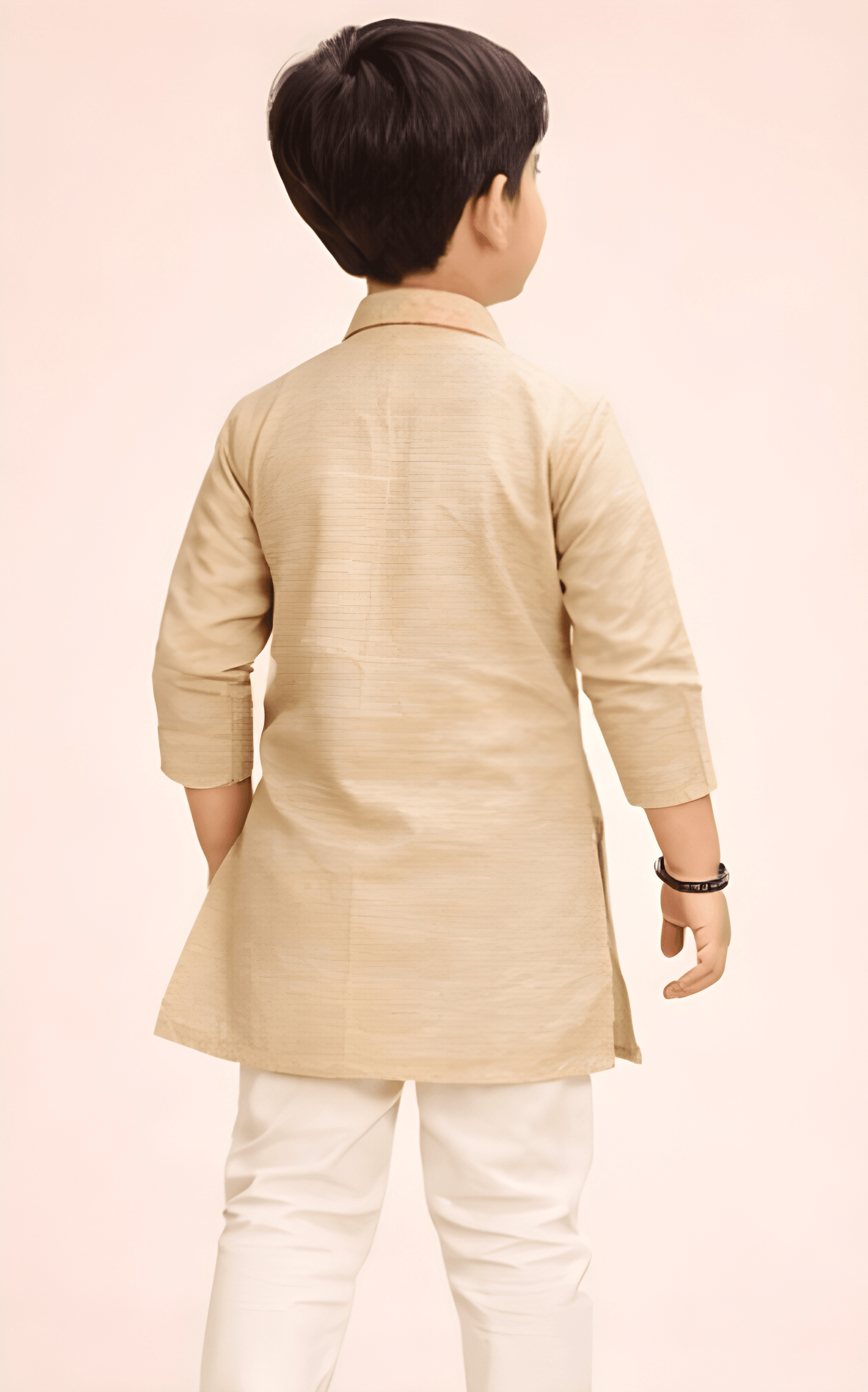 TATTVA Boys Cotton Solid Ethnic Kurta