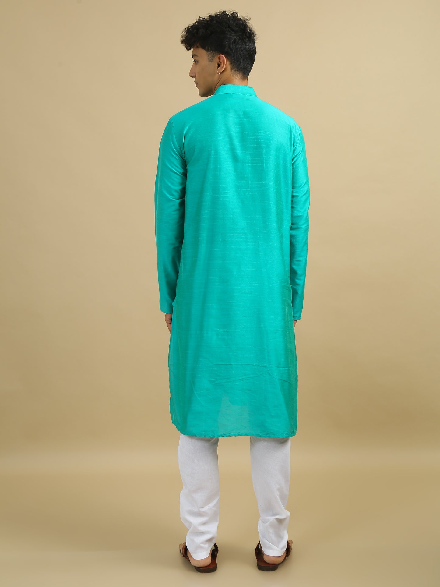 Tattva Men Cotton Blend Kurta Pyjama Set