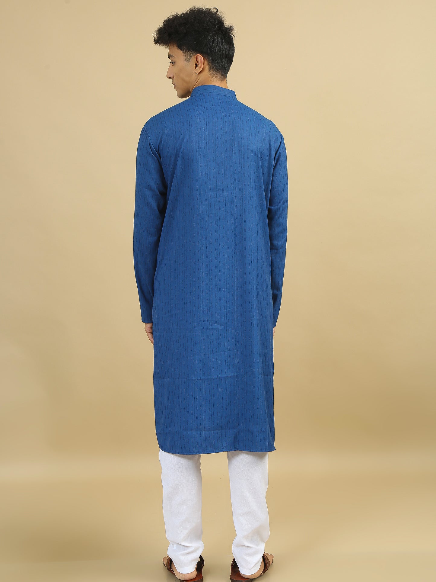 Tattva Men Cotton Blend Kurta Pyjama Set