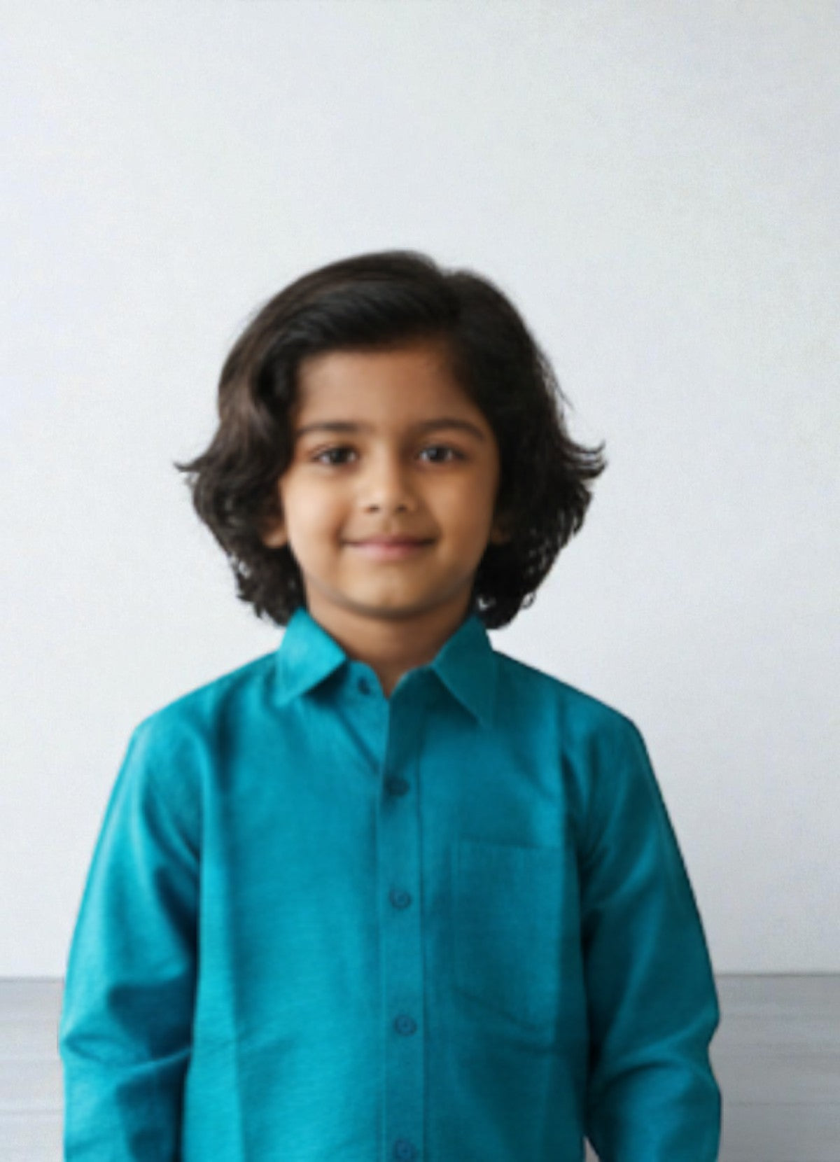 TATTVA Boys Solid Cotton Full Sleeves Shirt