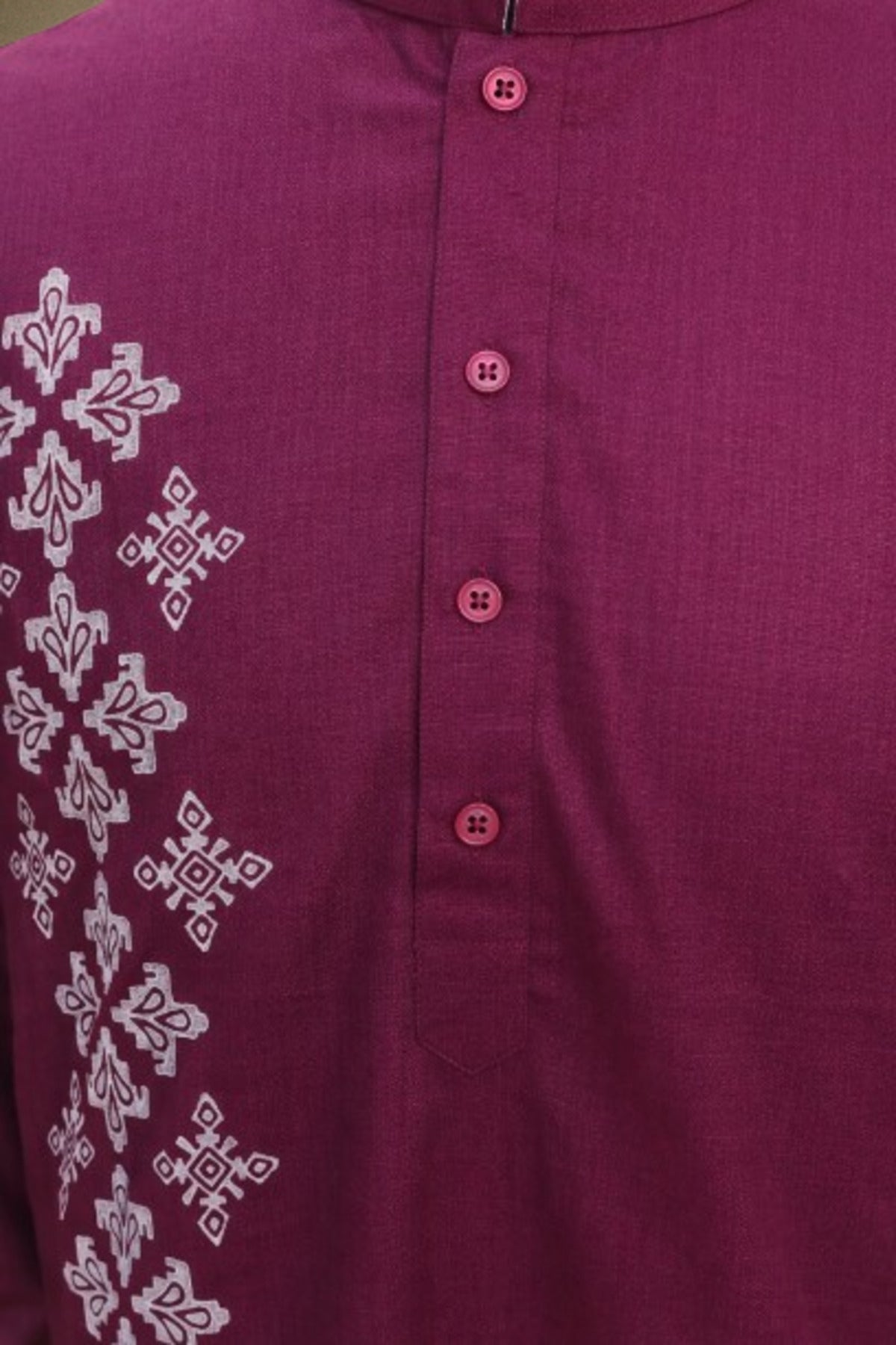 Tattva Men Premium Cotton Printed Straight Kurta