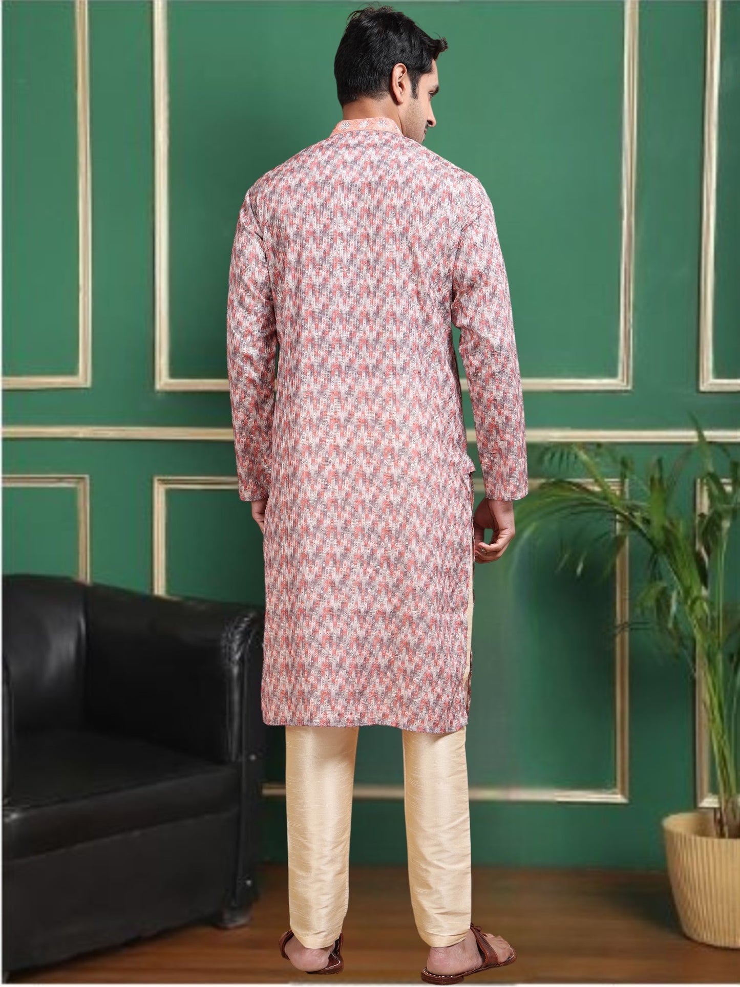 Tattva Men Empire Sequinned Kurta with Pyjamas