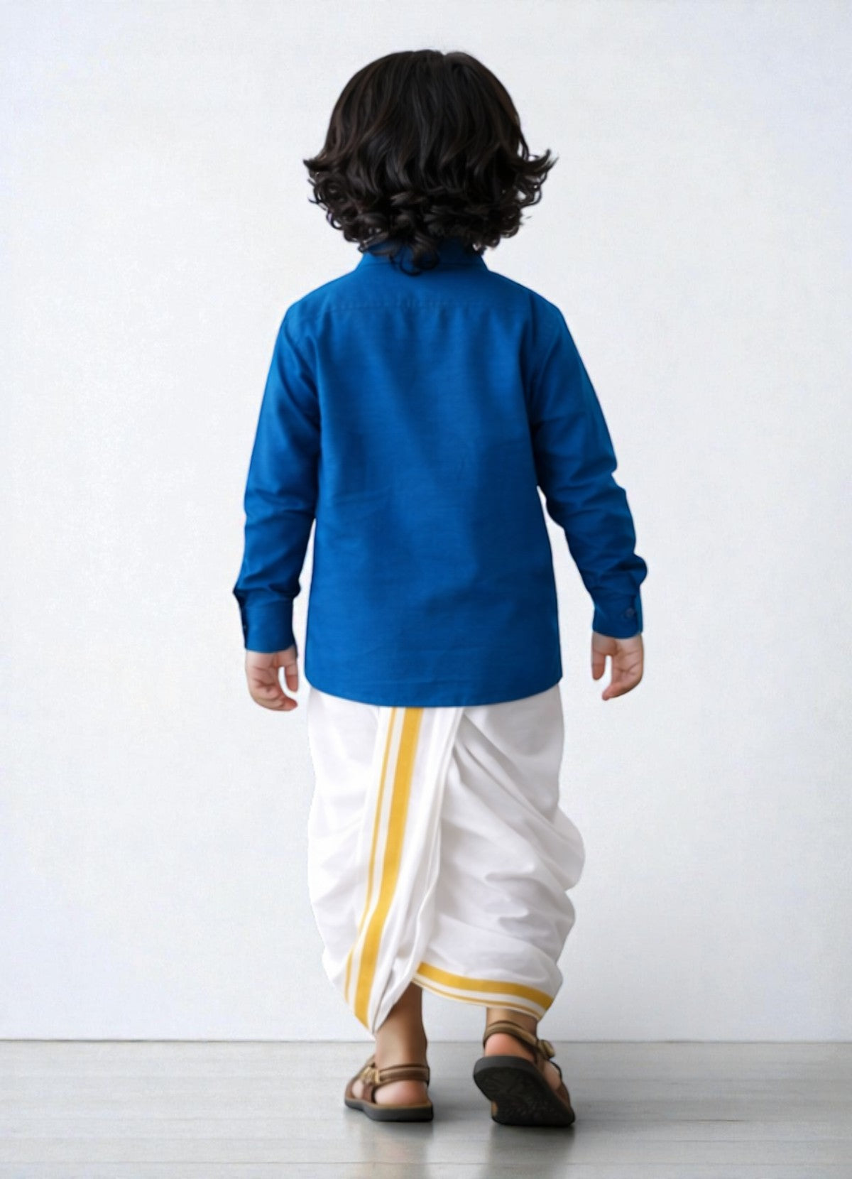 TATTVA Boys Solid Cotton Full Sleeves Shirt