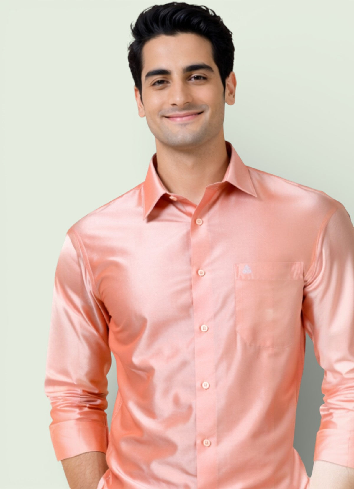 Tattva Men Solid Premium Polyester Casual Shirt