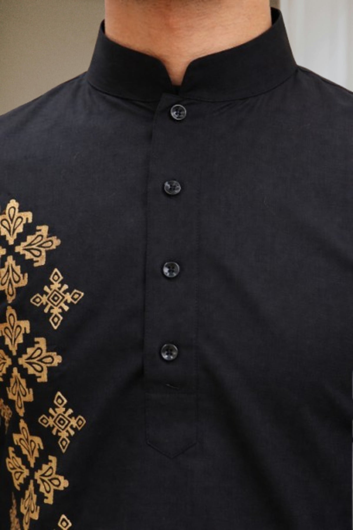 Tattva Men Premium Cotton Printed Straight Kurta