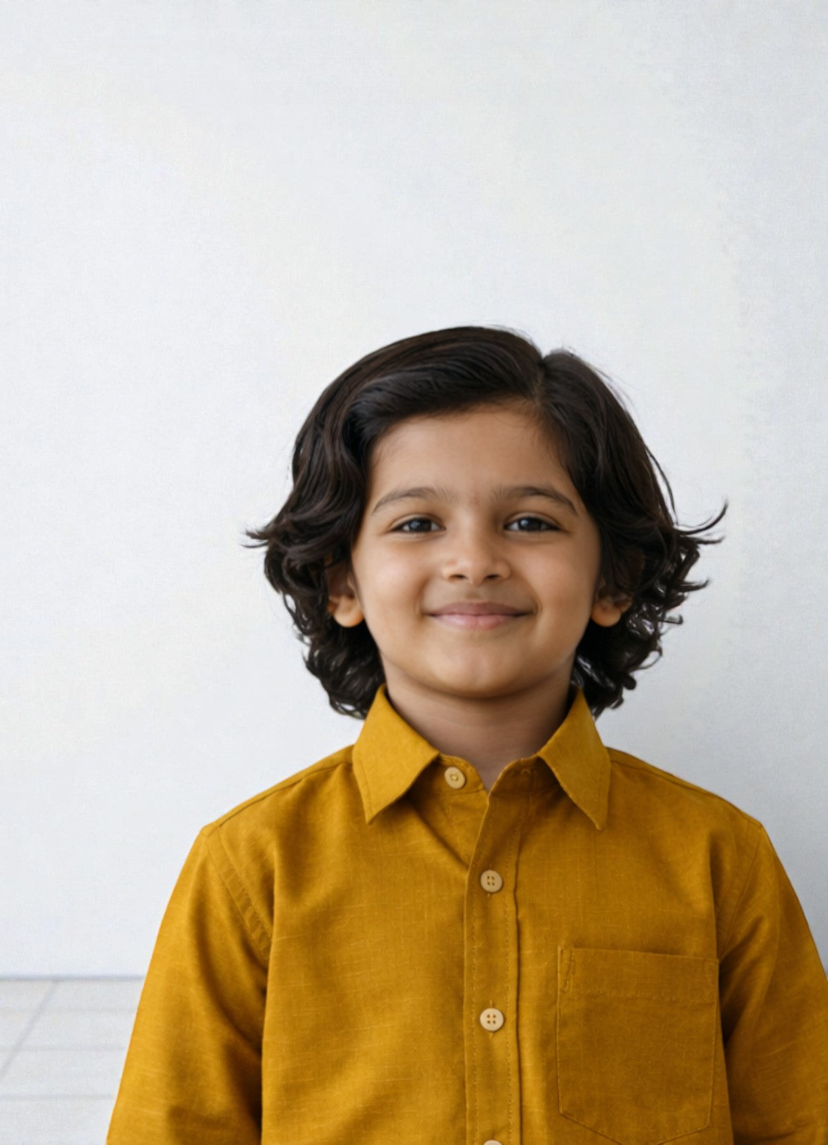 TATTVA Boys Solid Cotton Full Sleeves Shirt