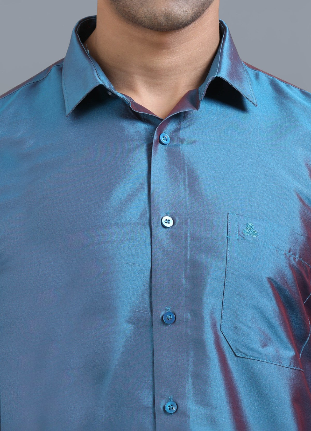 Tattva Men Solid Premium Polyester Casual Shirt