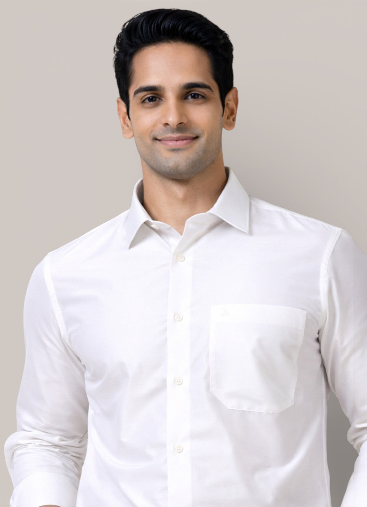 Tattva Men Solid Premium Polyester Casual Shirt