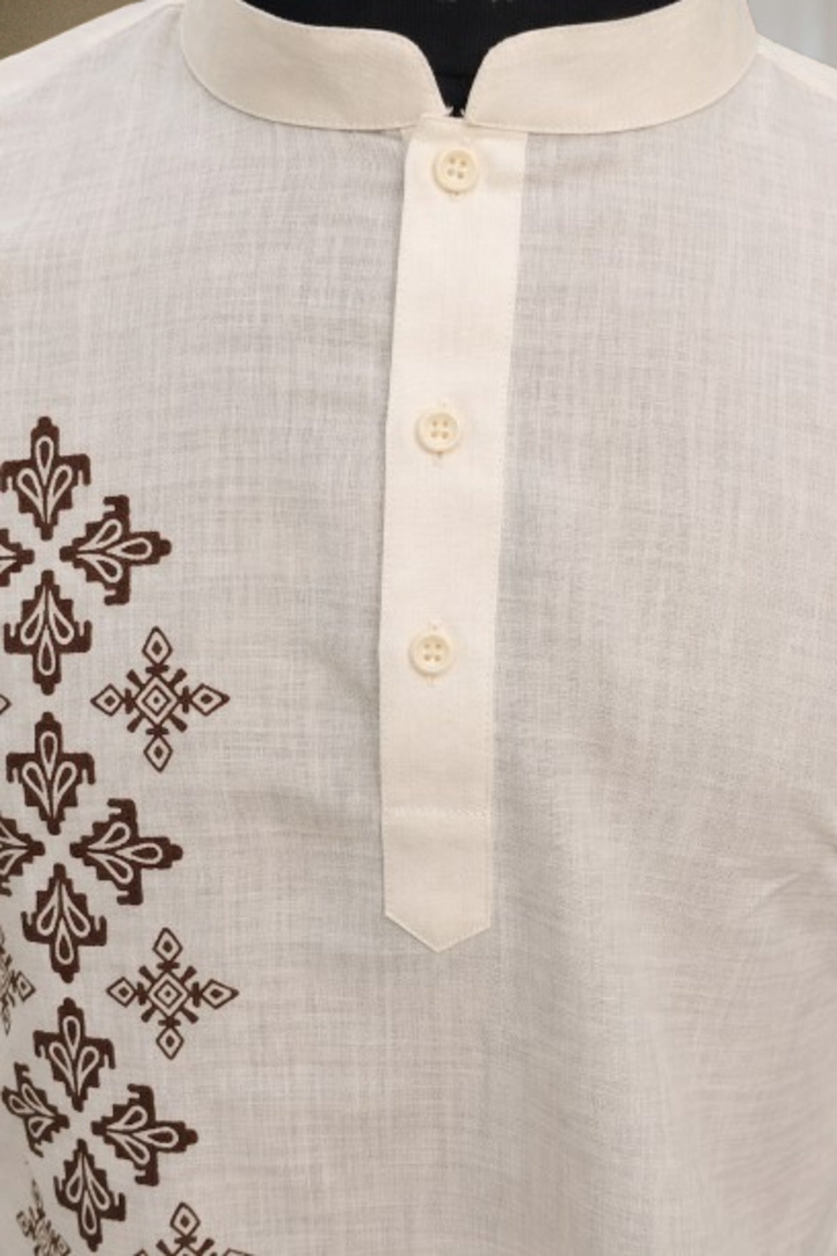 Tattva Men Premium Cotton Printed Straight Kurta