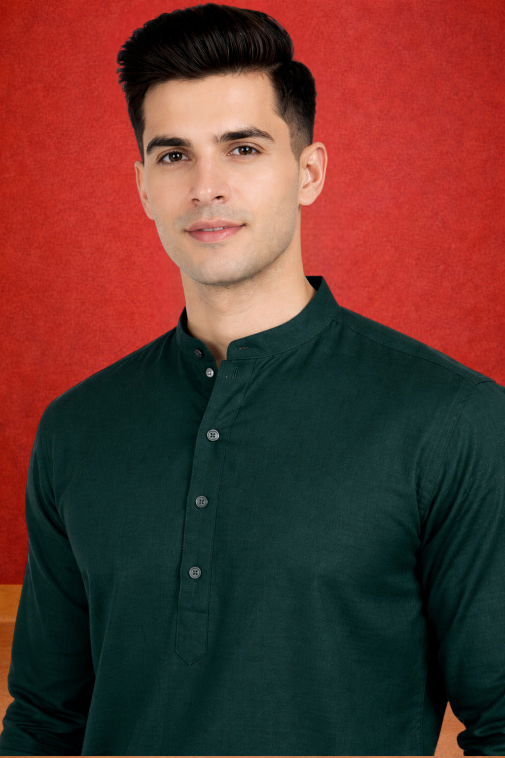 Tattva Men Premium Cotton Printed Straight Kurta