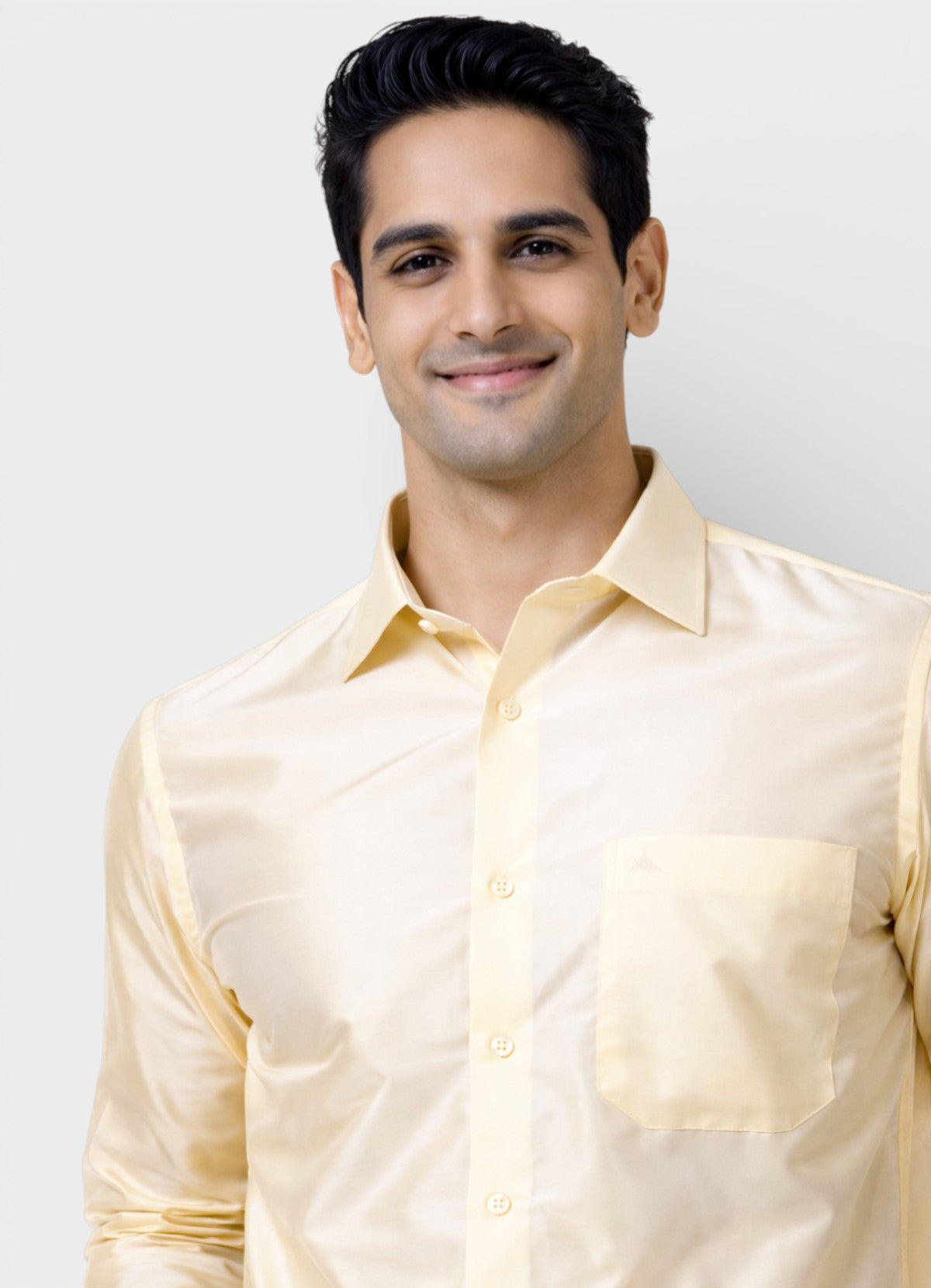 Tattva Men Solid Premium Polyester Casual Shirt