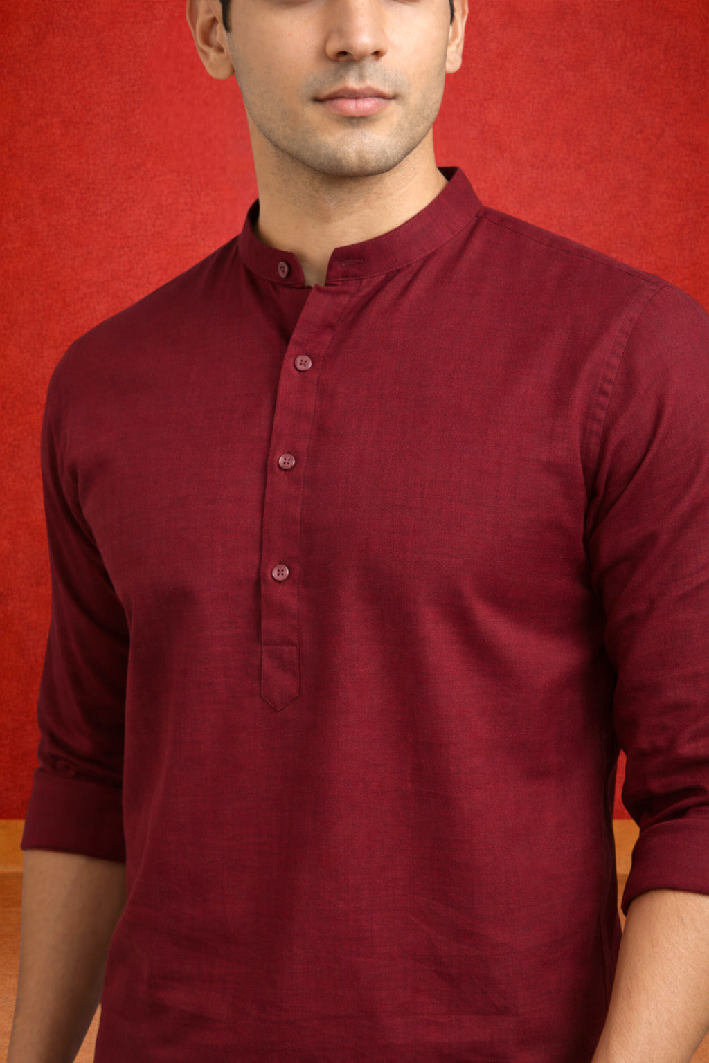 Tattva Men Premium Cotton Printed Straight Kurta