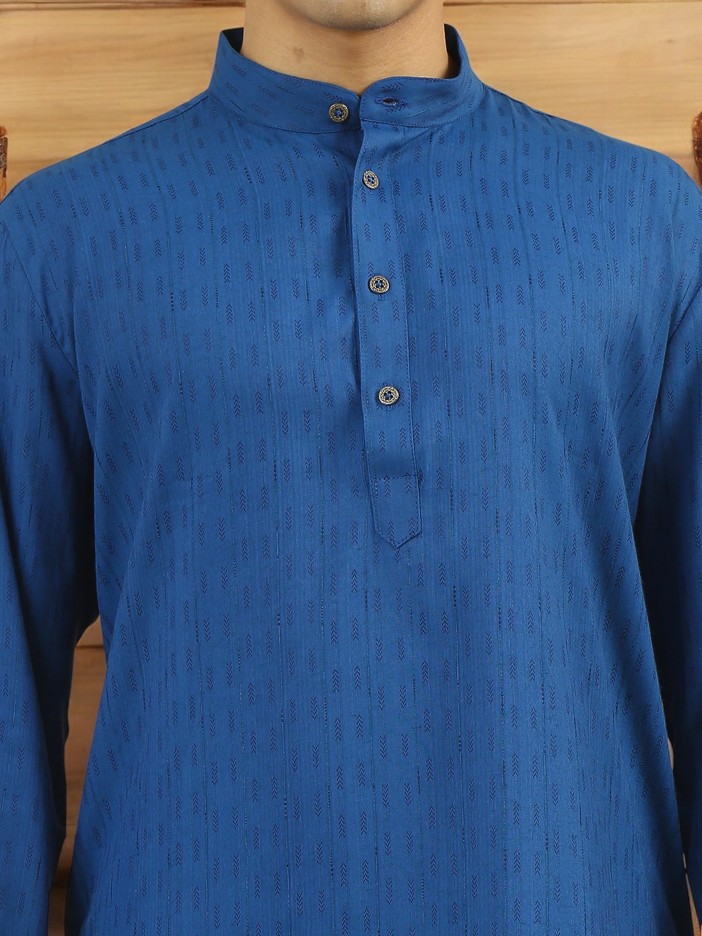 Tattva Men Cotton Blend Kurta Pyjama Set