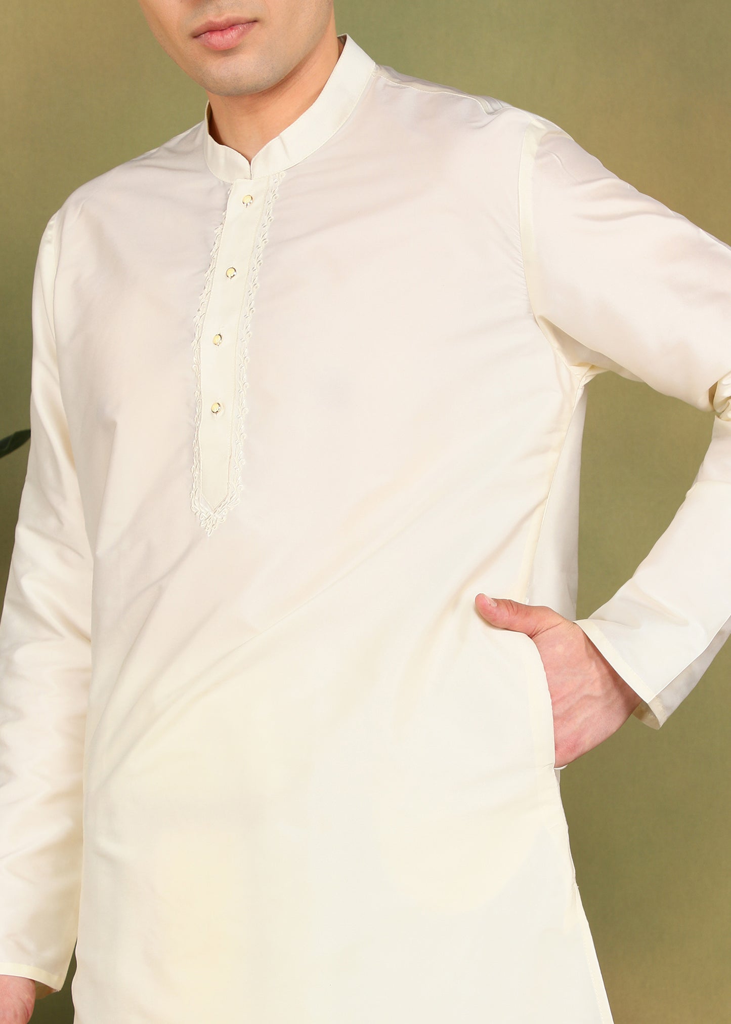 Tattva Men Art Silk Ethnic Kurta Set