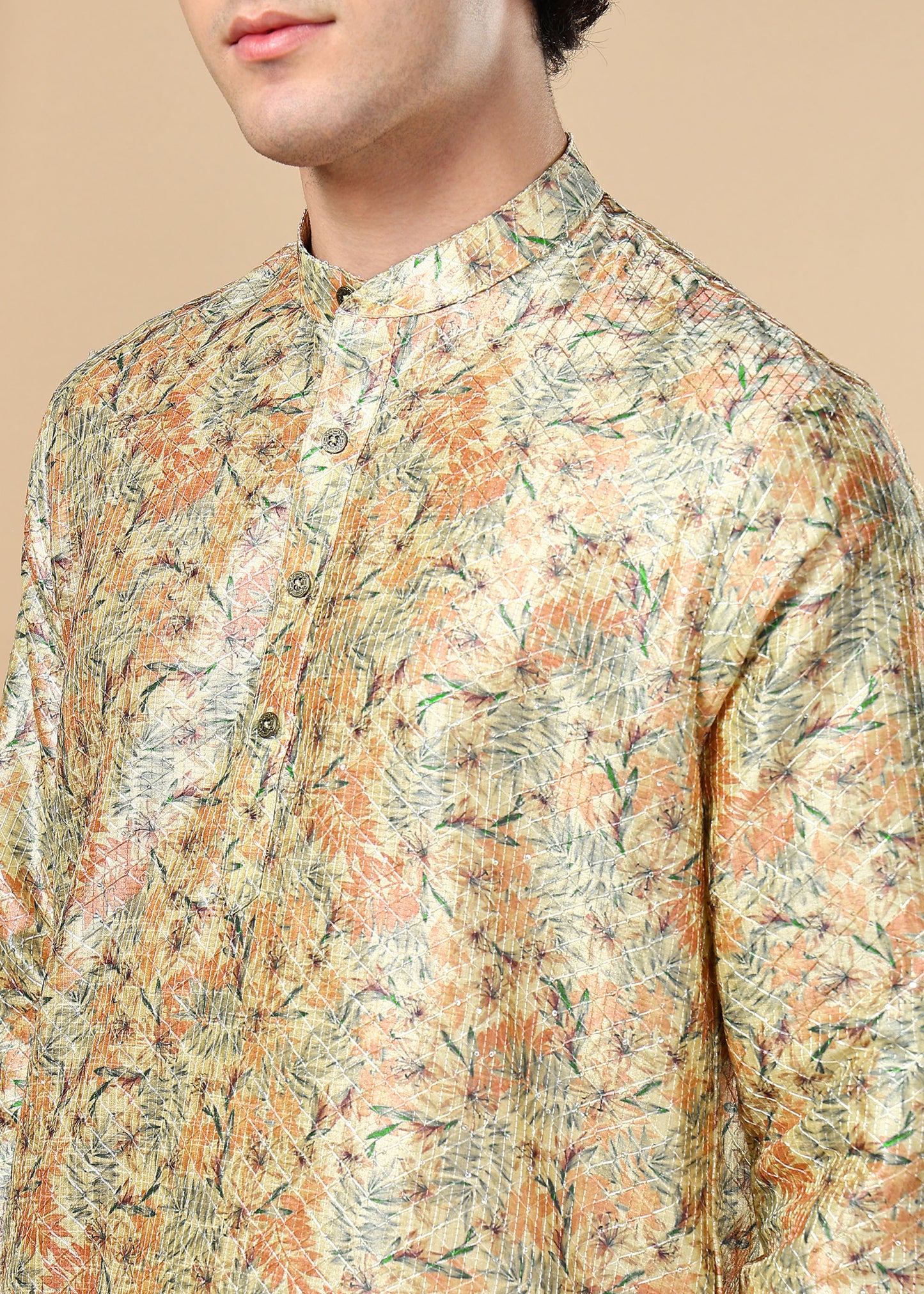 Tattva Multi Color Printed Short Kurta