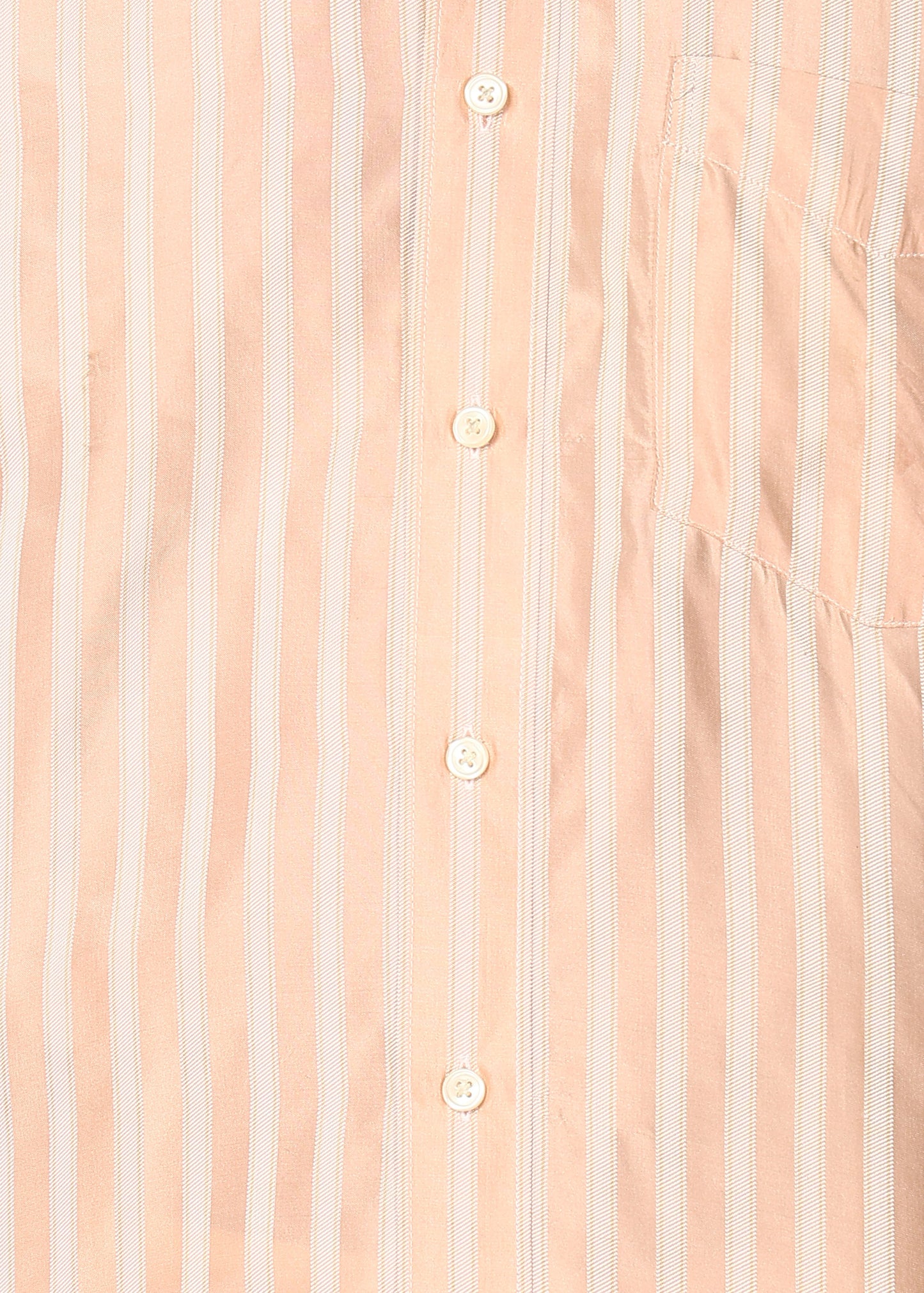 Tattva Light Pink Striped Pure Silk Shirt