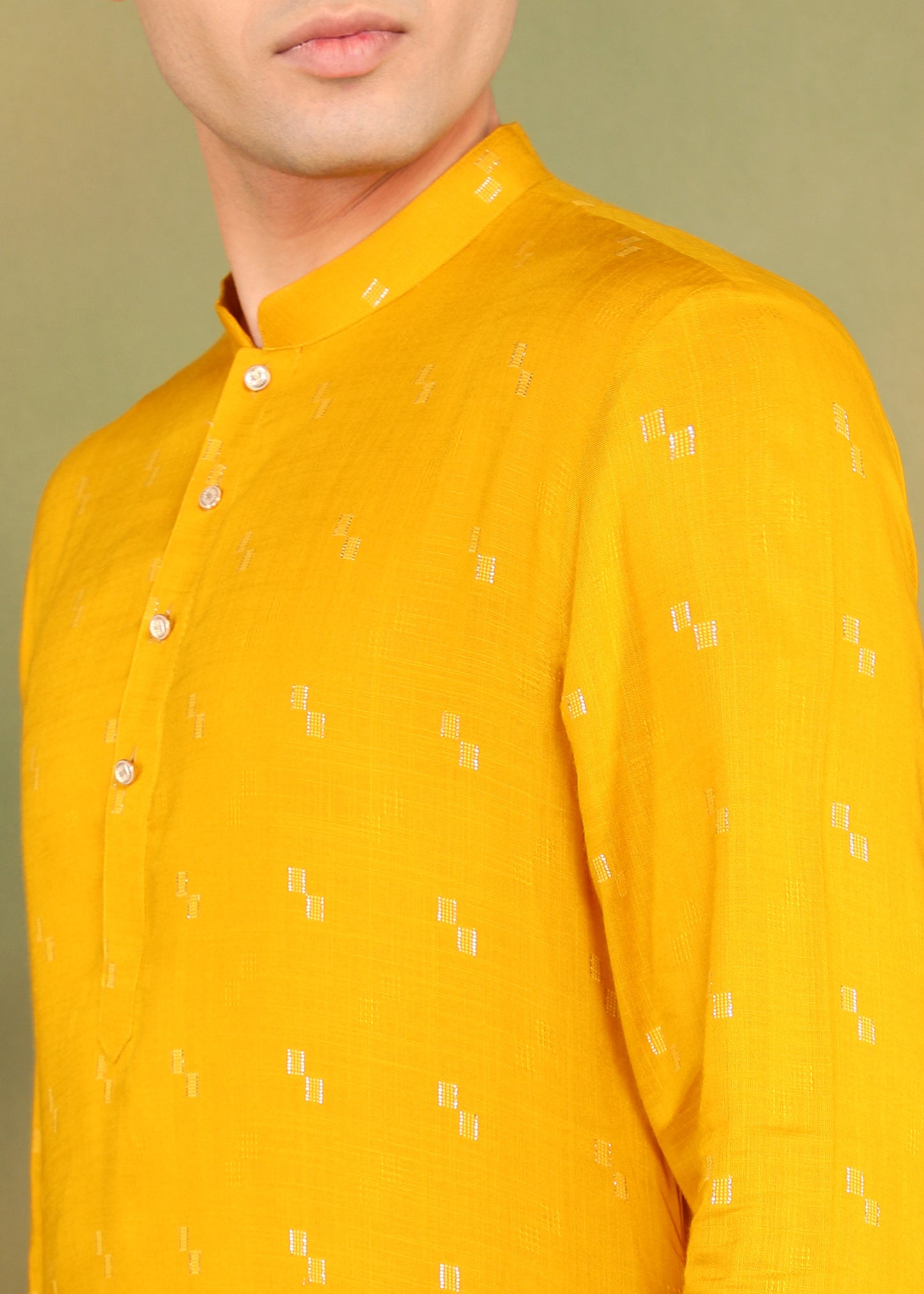 Tattva Men Geometric Printed Kurta Pyjama Set
