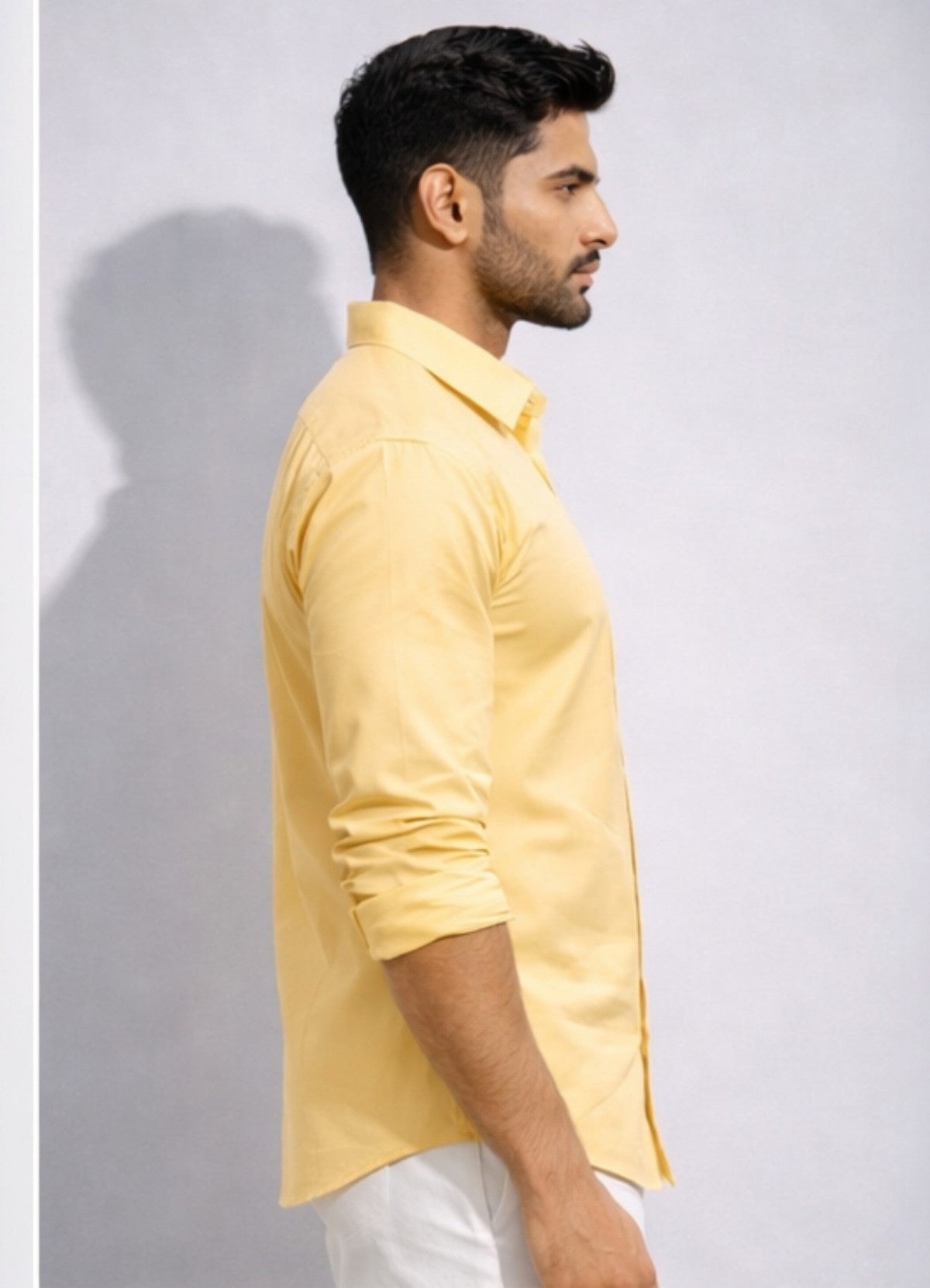 Tattva Men Solid Premium Polyester Casual Shirt