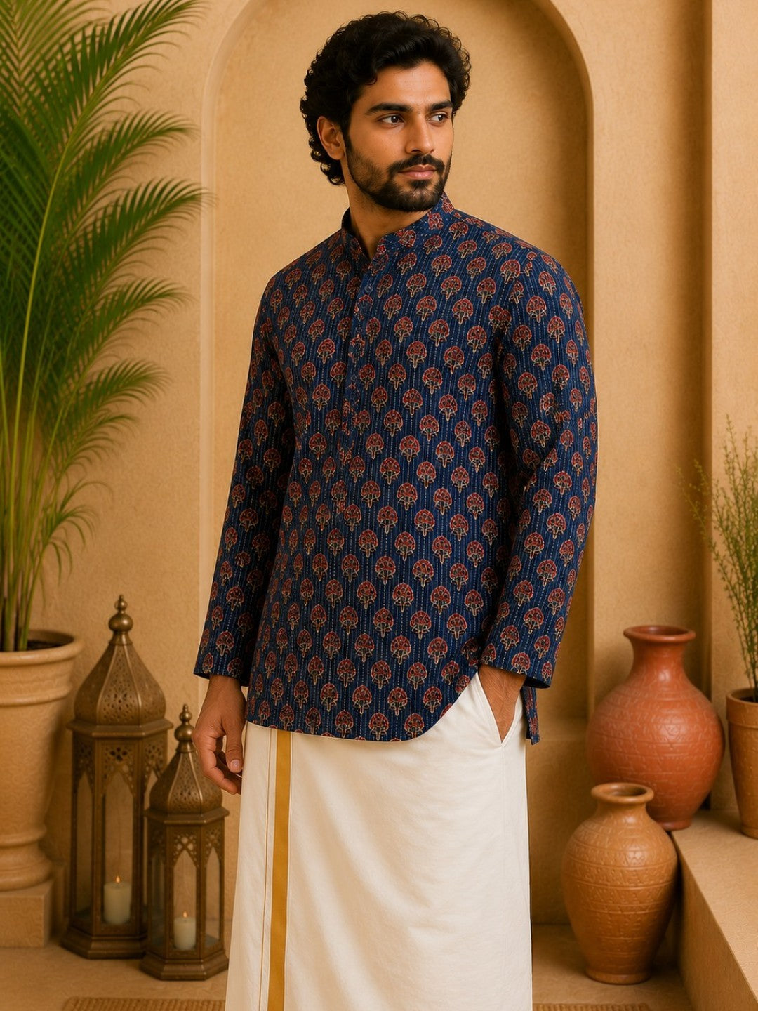 Tattva Men Super Short Kurta