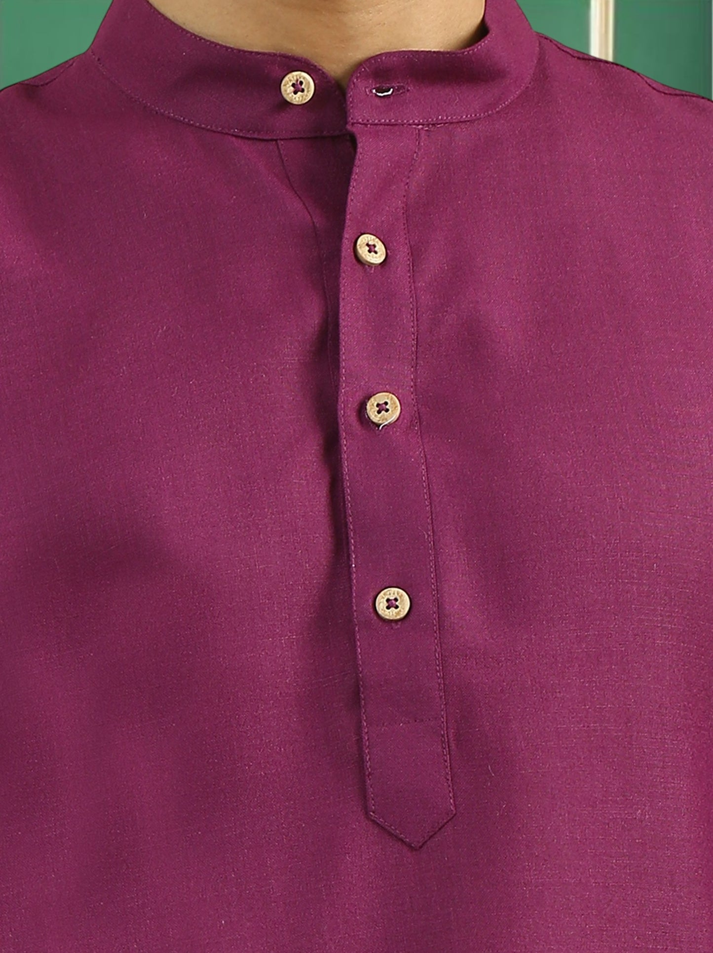 Tattva Men Premium Cotton Solid Straight Kurta