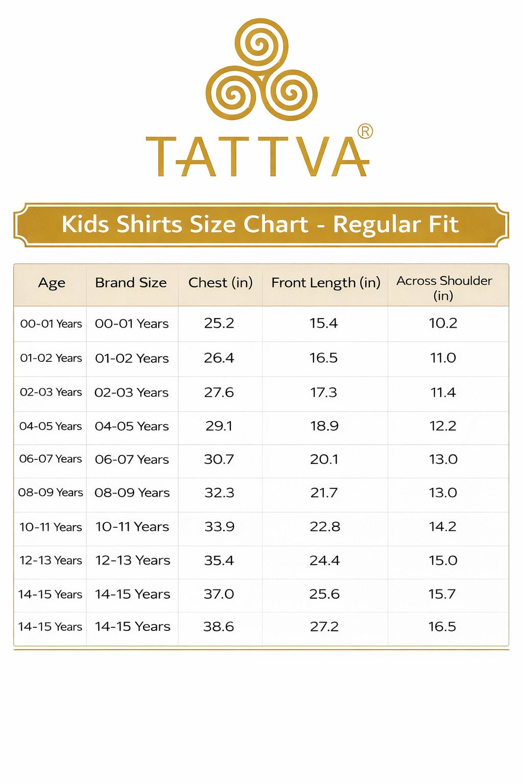 TATTVA Boys Solid Cotton Full Sleeves Shirt