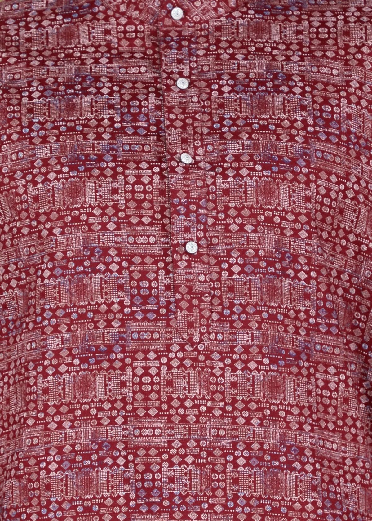 Tattva Men Maroon Long Kurta