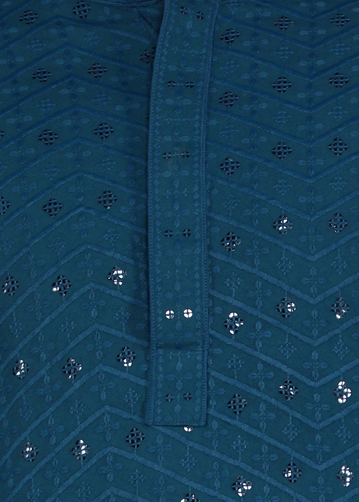 Tattva Men Dark Blue Short Kurta