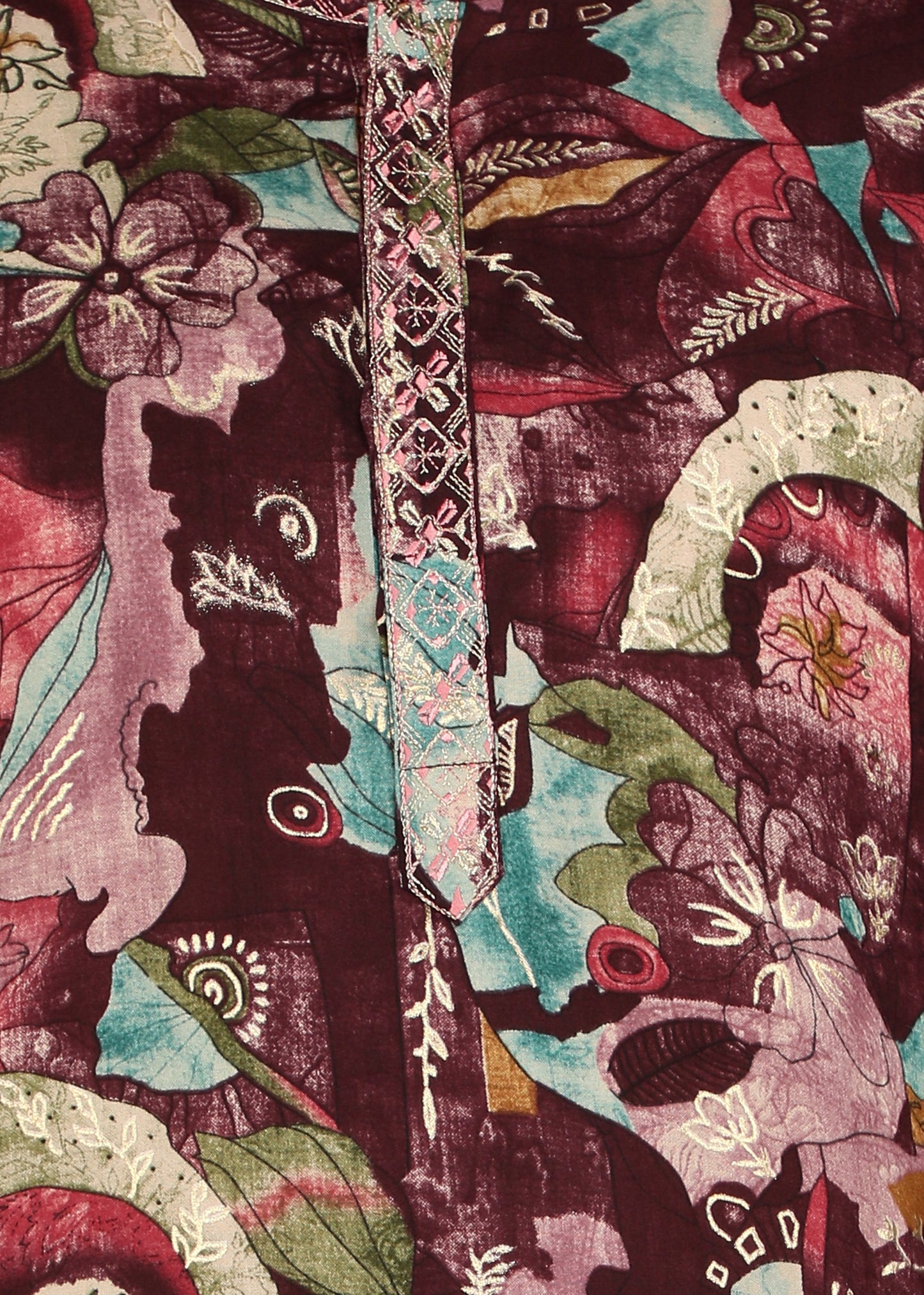 Tattva Men Floral Printed Kurta Pyjama Set
