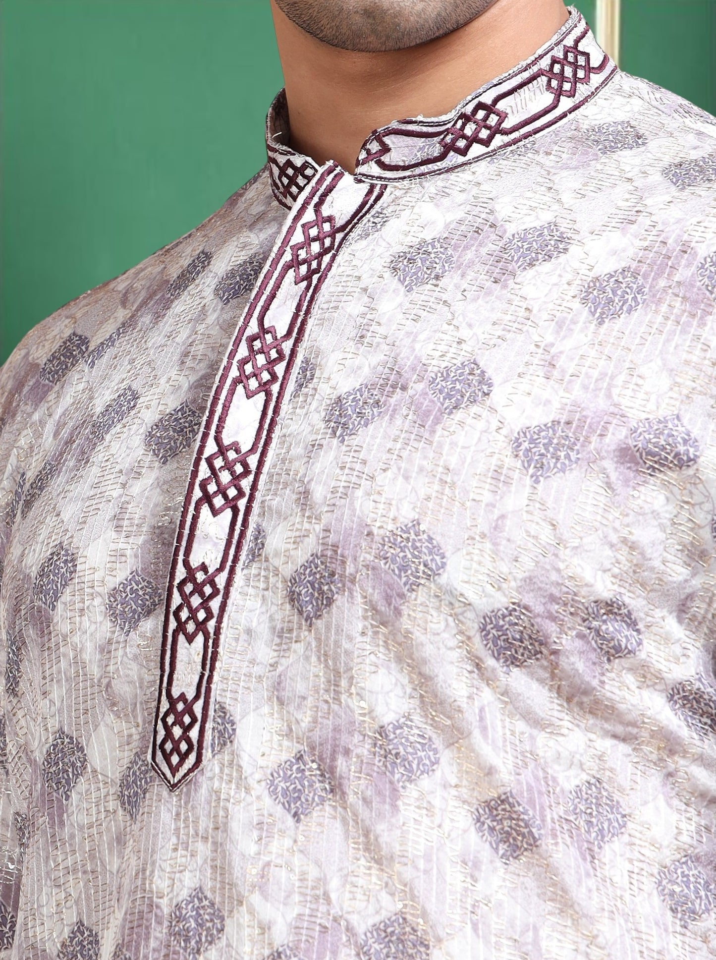 Tattva Men Empire Sequinned Kurta with Pyjamas