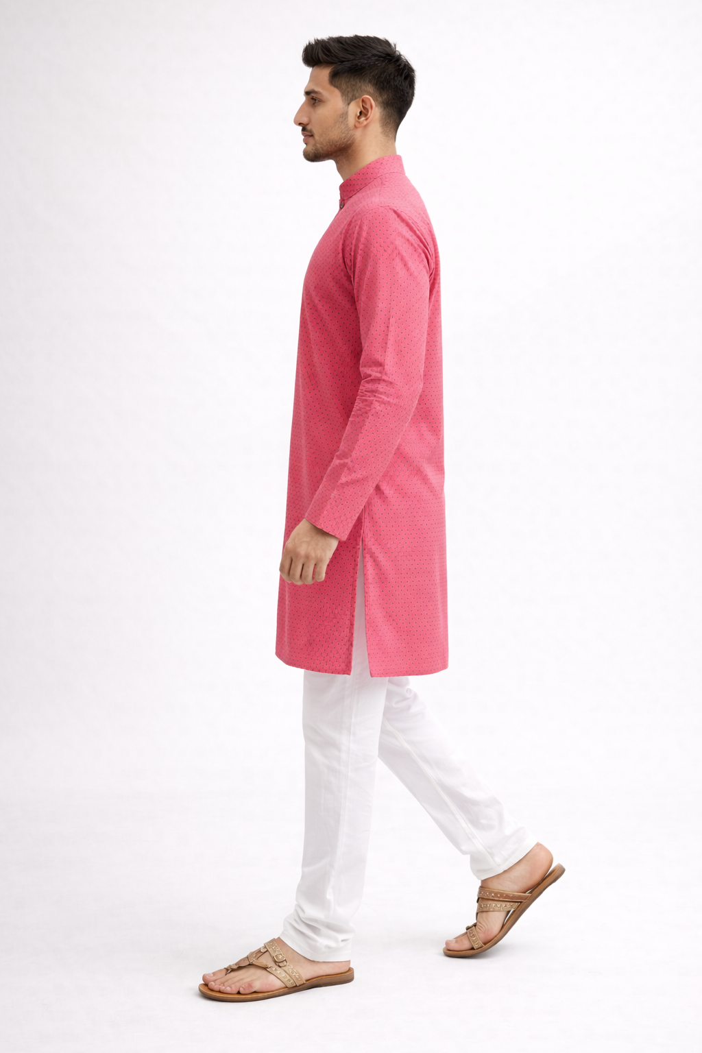 Tattva Men Tribal Thread Work Kurta