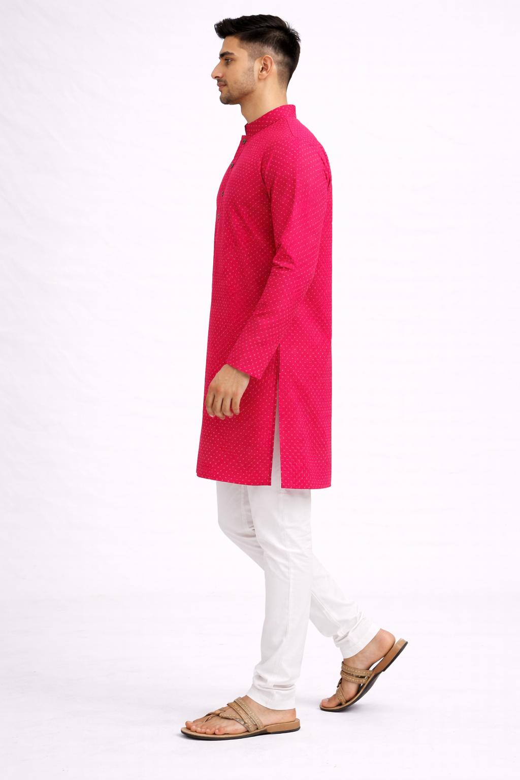 Tattva Men Tribal Thread Work Kurta