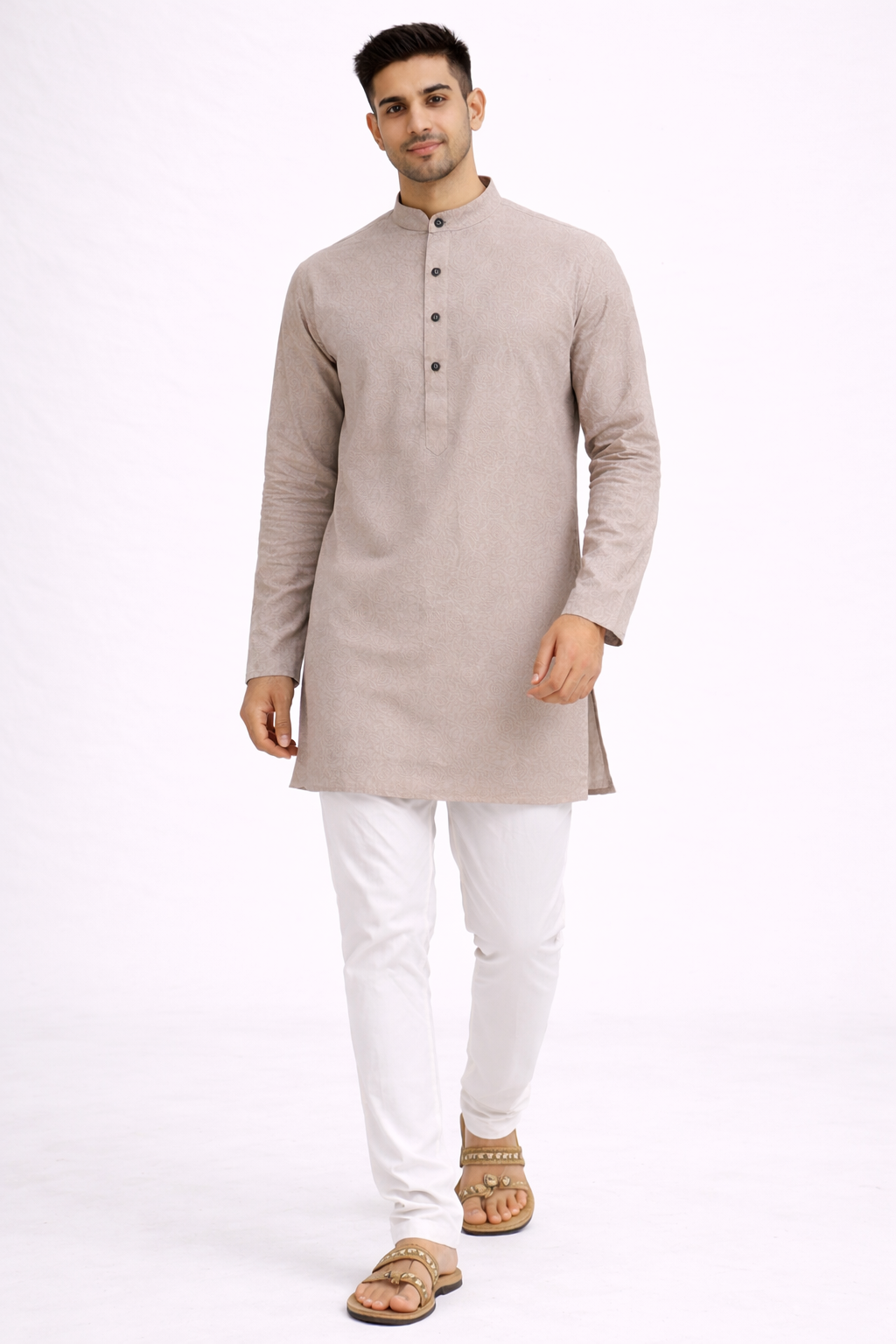Tattva Men Thread Work Kurta