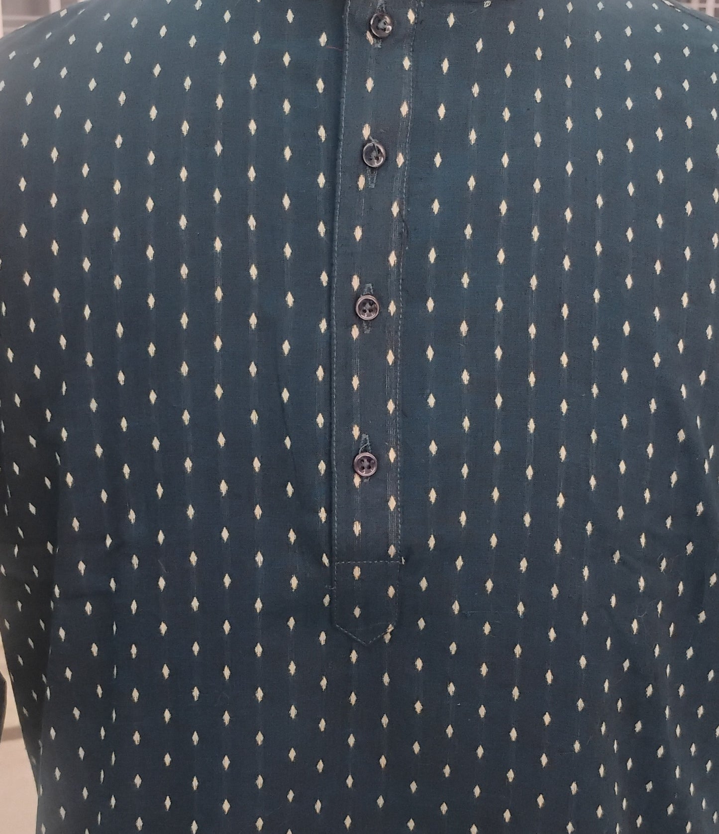 Tattva Woven Design Thread Work Super Short Kurta