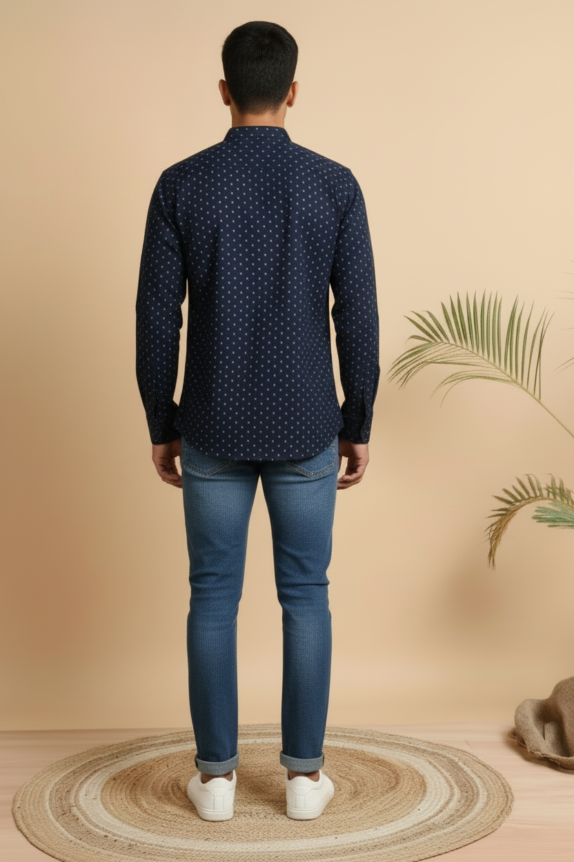 Tattva Woven Design Thread Work Super Short Kurta