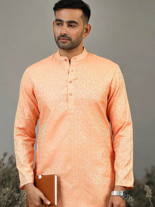 Tattva Men Floral Chikankari Kurta